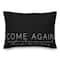 20" x 14" Come Again Indoor & Outdoor Throw Pillow